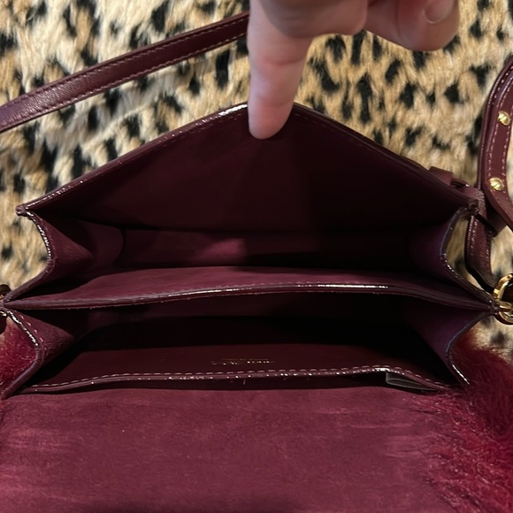 🚫SOLD🚫SOLD🚫 Jimmy Choo Madeline Faux Fur Crossbody Clutch Bag - Picture 9 of 15